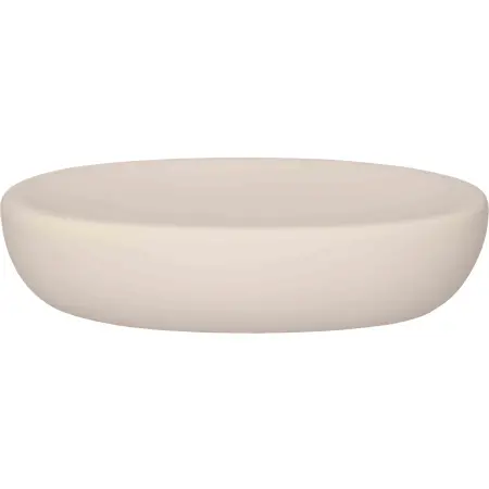 Sæbeskål Nova beige 13 cm - Badeværelsestilbehør - 6410416448169 - 0