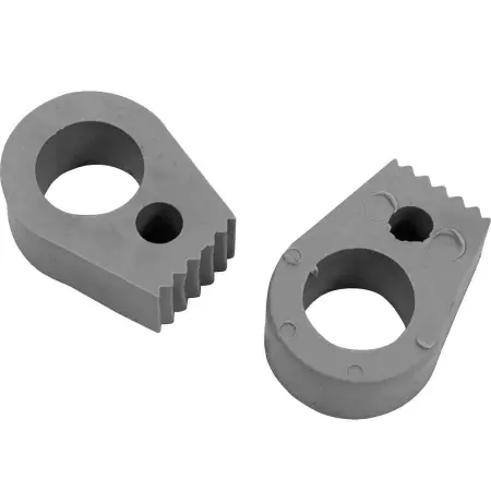 Dørstopper 891 30x22mm 2stk grå - Dørstoppere og tilbehør - 6414671030466 - 0