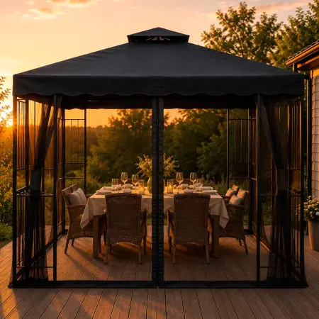 Paviljong Barcelona reservtak svart


    Paviljong Barcelona reservtak svart - Paviljonger och pergolor - 6438168117805 - 1
