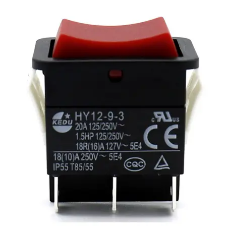 Enhedskontakt 2-polet 6-pin Kedu HY12-9- - Autoafbryder - 6438471031478 - 0