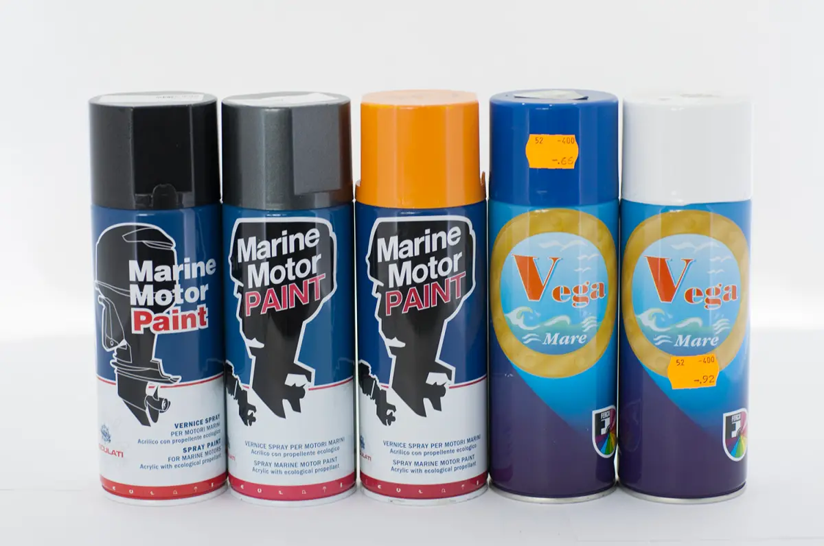 Båtmotorfärg 400ml Suzuki Mörkgrå - Färger och sprayfärger - 8033137008498 - 0
