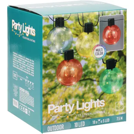 Ljusslinga Party Glow 10 led - Ljusslingor utomhus och inomhus - 8720573502689 - 0
