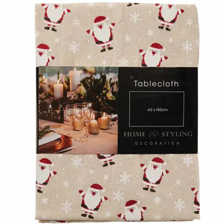 Løber Julemotiv 45x150 cm assorteret - Juletekstiler og tilbehør - 8721461014086 - 0