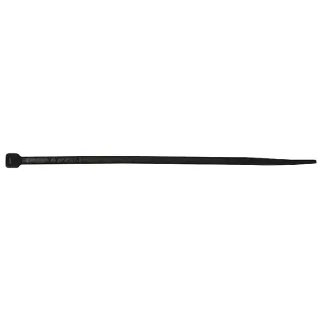 Nippuside musta lukolla 3,5x150mm 100kpl - Buntband i plast och rostfritt stål - 4058794664676 - 0