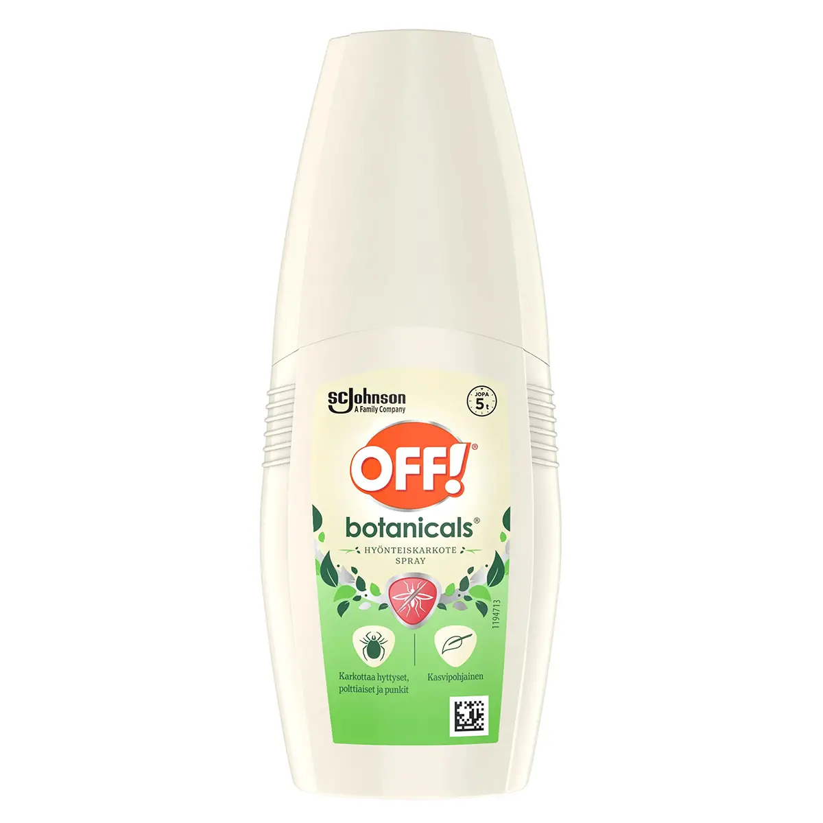 Off Botanicals myggespray 100ml - Insekticid - 5000204252675 - 0