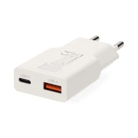 Väggladdare USB-C / A 20W GaN PD3.0 - Mobilladdare - 5412810470266 - 0