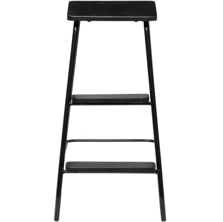 Stegpall med 3 steg svart - Kökspallar - 6410416387406 - 1