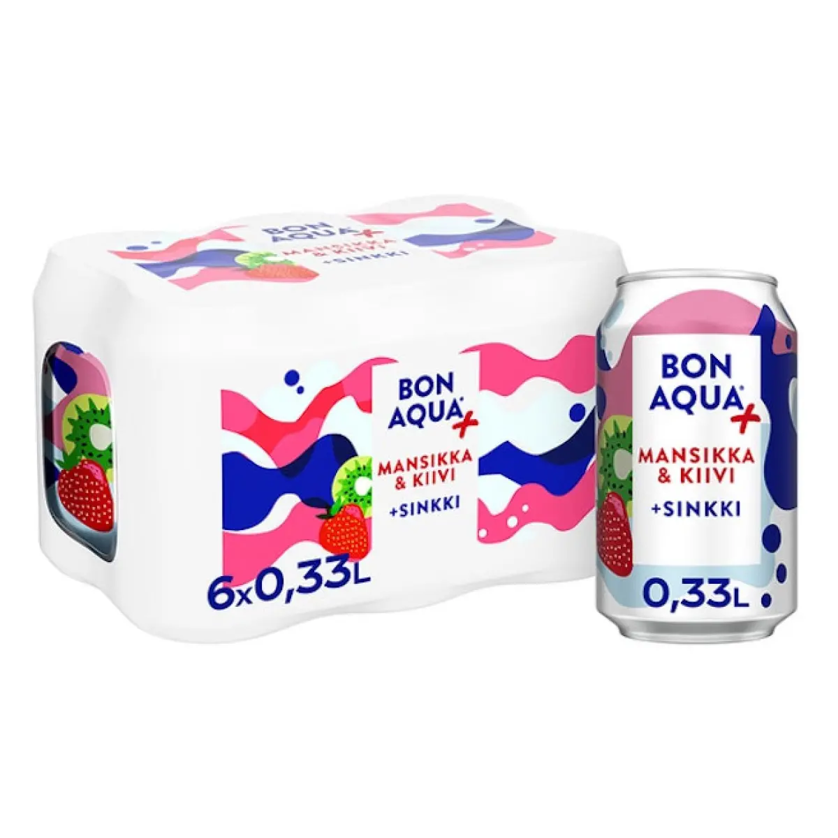 Bonaqua Jordgubb Kiwi mineralvatten 6st - Läsk och kolsyrade drycker - 6415600581721 - 0