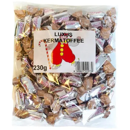 Luksus Flødekaramel slikpose 230g - Slikposer - 6420617412739 - 0