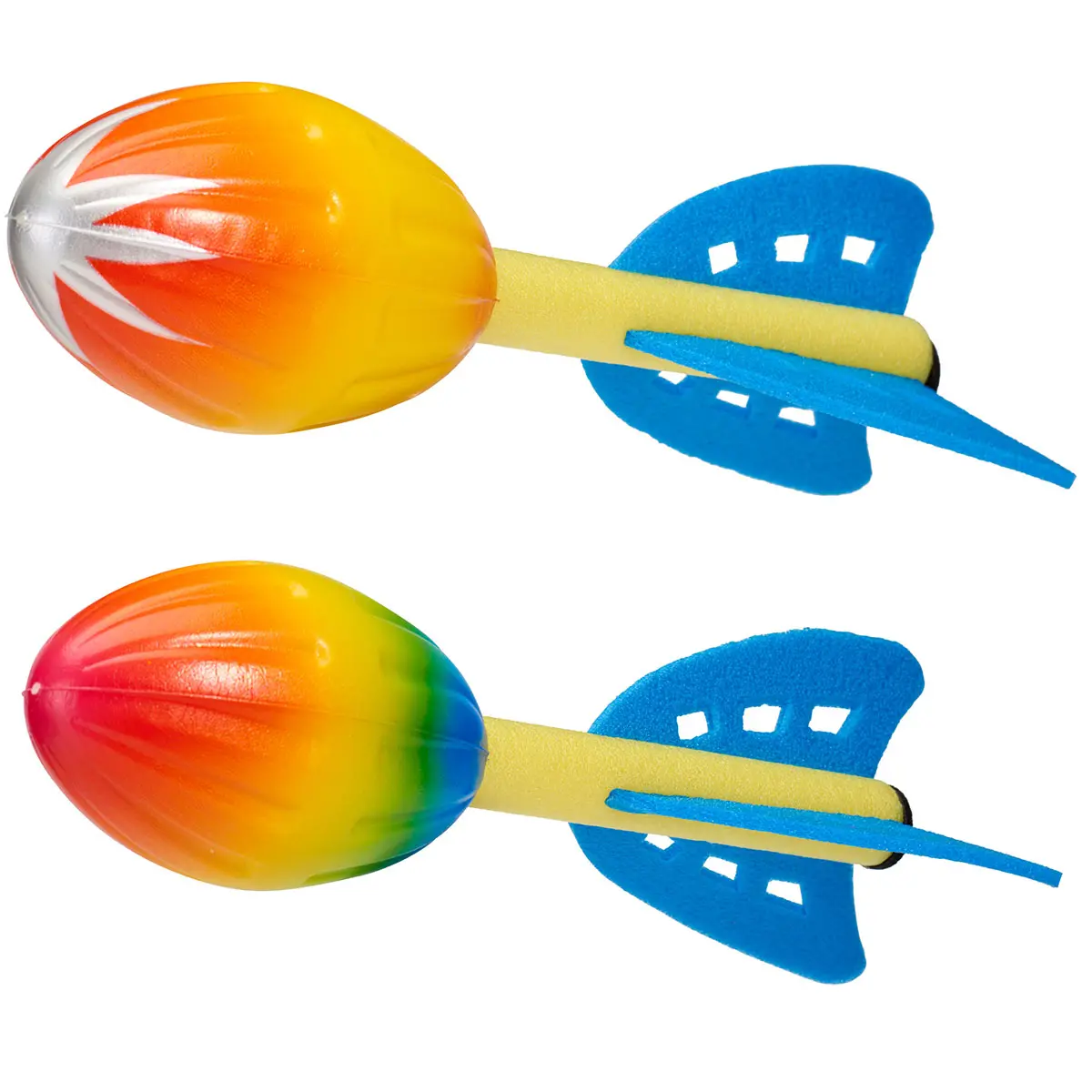 Kastekande raket for børn 24cm sortiment - Bondespil og sommerlege - 8721037367684 - 0