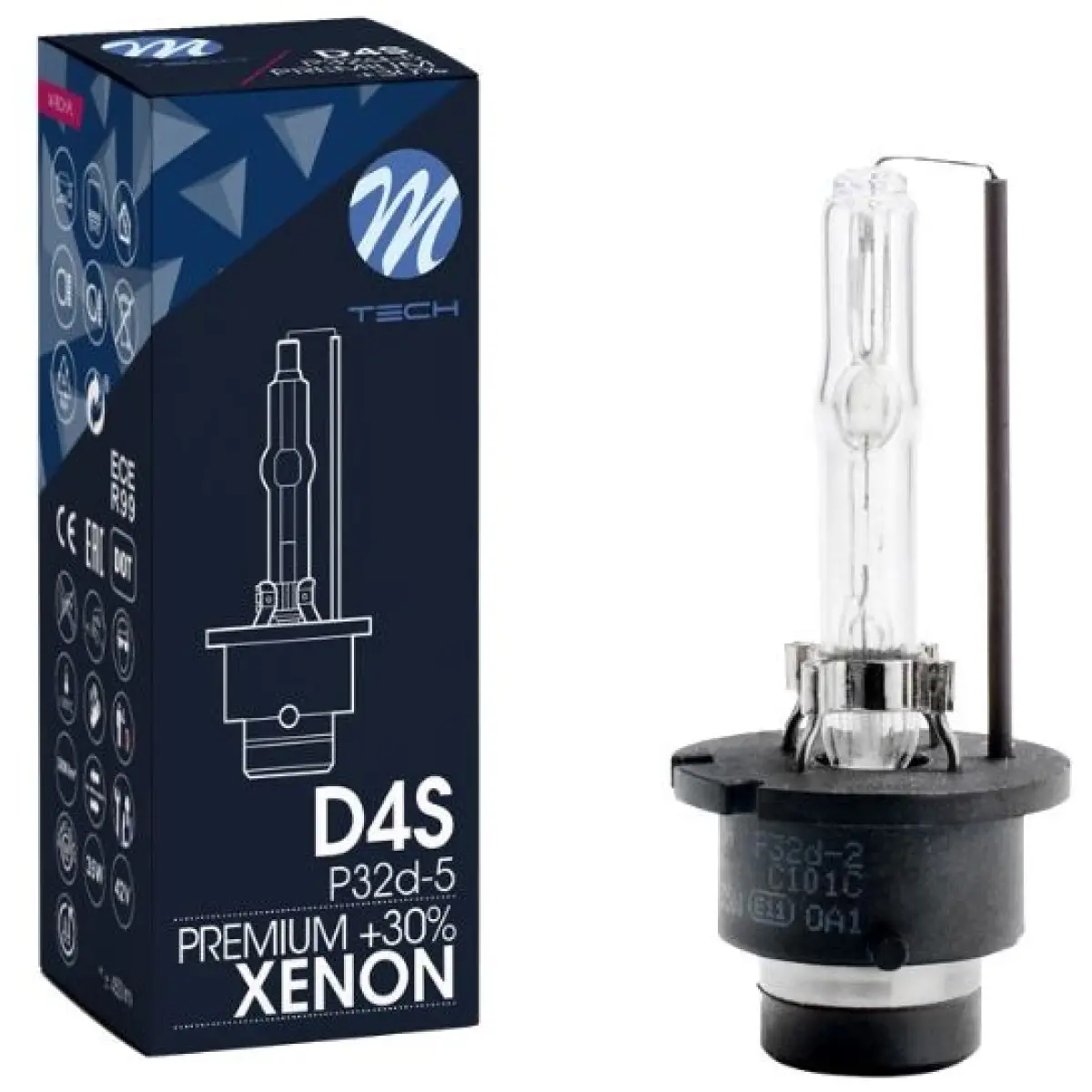 Xenon pære D4S Premium 35W 85V 4300K - Xenon lamper - 5901508505446 - 0