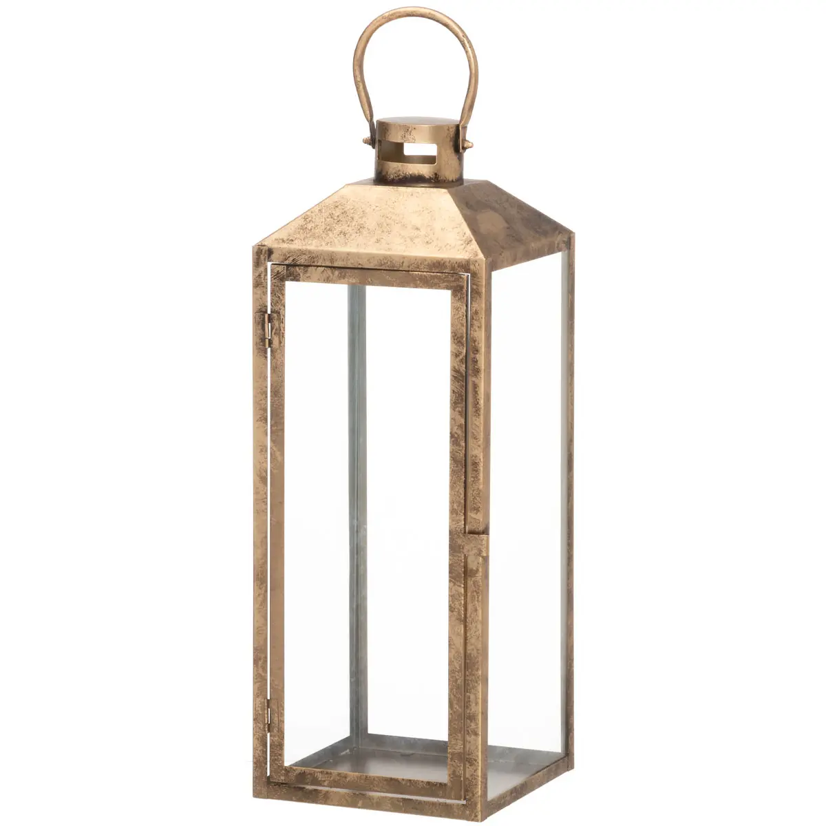 Lykta 4 Living Collection borstad guld 50 cm - Lyktor - 6410416507170 - 0