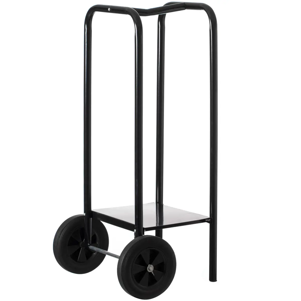 Halkvagn med hjul 60 kg - Vedsäckar och vedvagnar - 6438168118390 - 0
