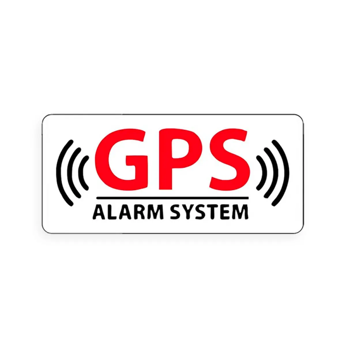 GPS mærkat vandtæt 55x25mm - Klistermærker, snore og håndværksdekorationer - 6438471285222 - 0