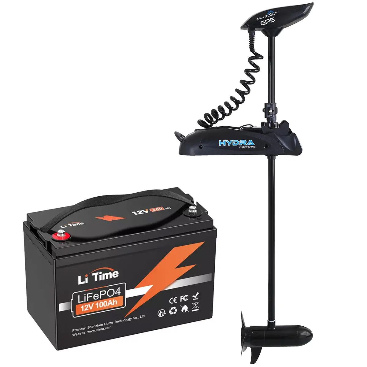 Hydra Skypoint forstavns elektrisk motor GPS + - Elektriske påhængsmotorer - 6438471344578 - 0