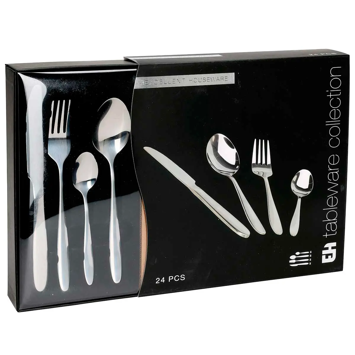 Bestikssæt 24 dele Elegance - Bestik - 8721037368858 - 0