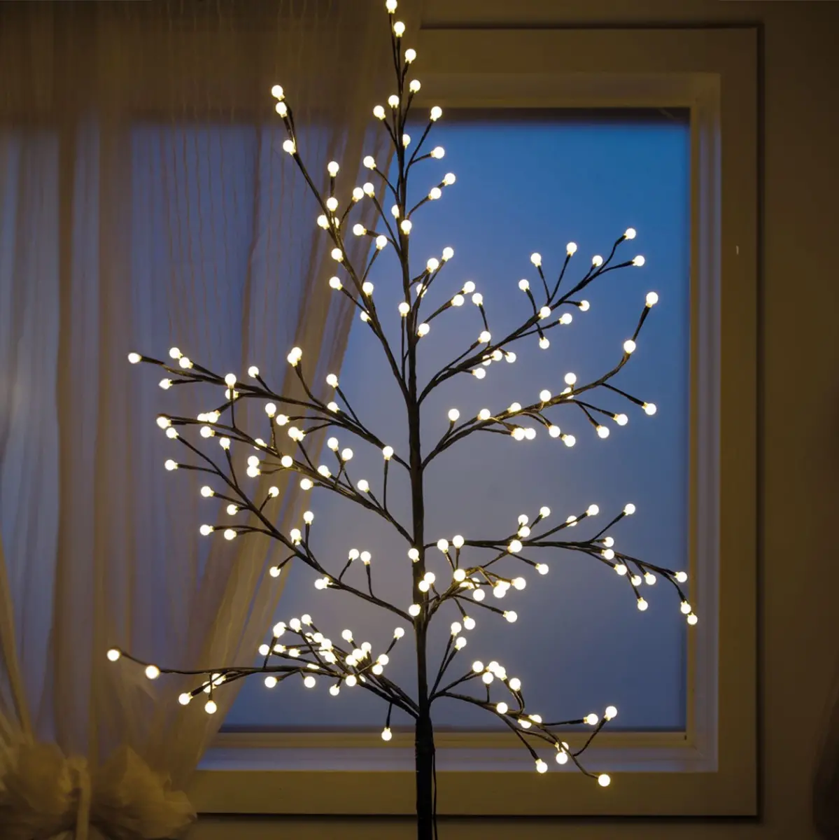Ljusträd 150cm 200 LED varmvit - LED-ljusträd - 6410412544100 - 0