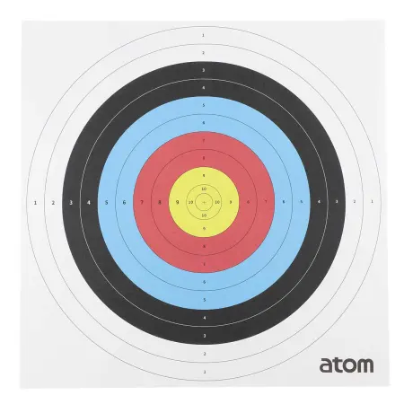 Målskive bueskydning 60x60 cm 10 stk - Skiver og skydestøtte - 6410416455044 - 0