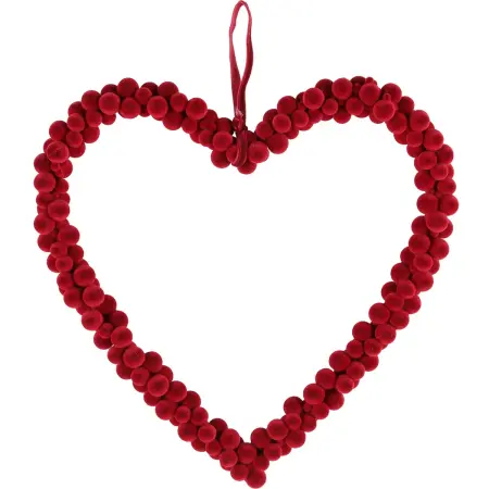 Krans Hjärtat 28x25 cm - Julpynt - 6410416511139 - 0