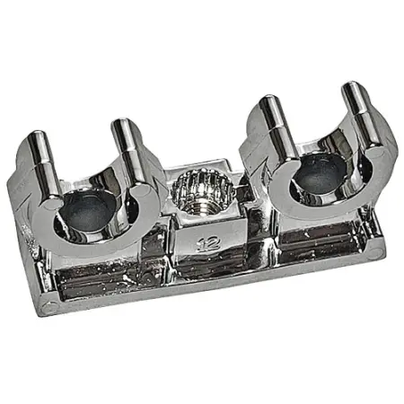 Rörhållare öppen 2-delad 12mm 4st kromad - Rörfästen och monteringsskenor - 6413820228228 - 1