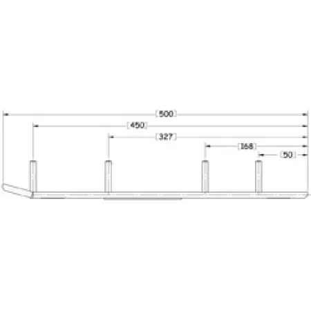 Ohjausrauta pari 4" Sno-X Ripper -  - 6438235113877 - 0