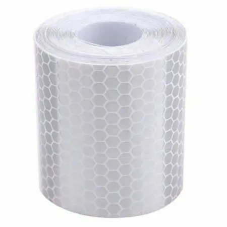 Refleksmærkat tape 5x300cm klar - Reflekser og refleksveste - 6438471017892 - 0