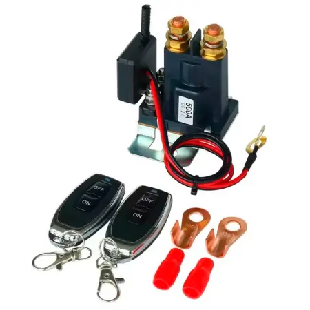 Huvudströmbrytare 12/24V 500A med fjärrkontroll - Strömbrytare för bil - 6438471354270 - 0