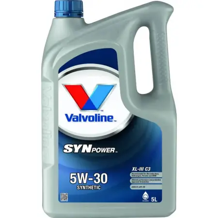 Valvoline SynPower XL-III C3 5W-30 5L. - Motorolier til biler - 8710941021867 - 0