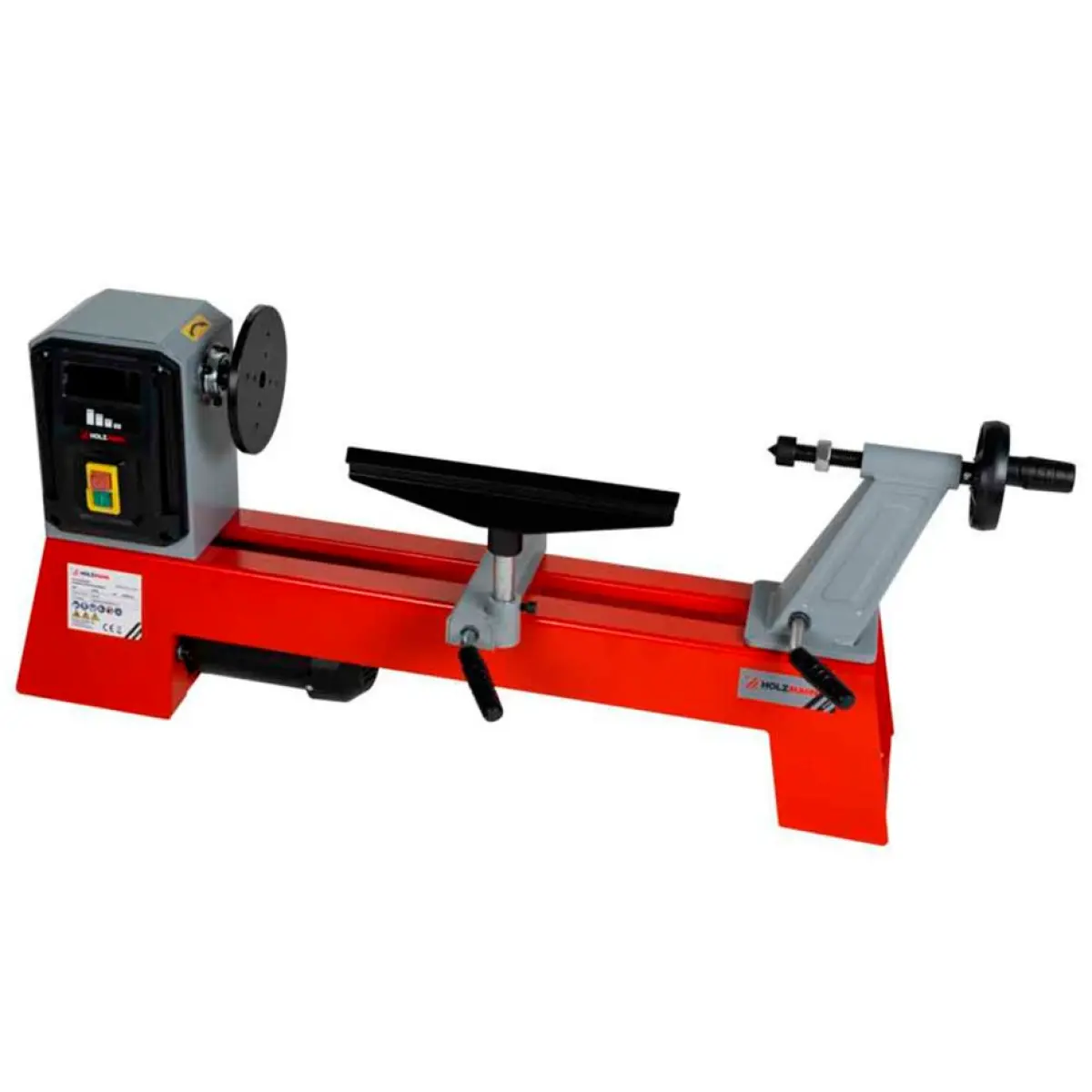 Trædrejebænk 500x175mm 4 hastigheder Holzmann - Høvlemaskiner, fræsemaskiner og drejebænke - 9120132140540 - 0