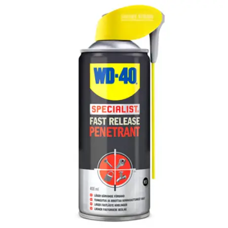 WD-40 Penetrant rustopløjer 400ml - Bilkemikalier, sprays og silikoner - 5032227473485 - 0