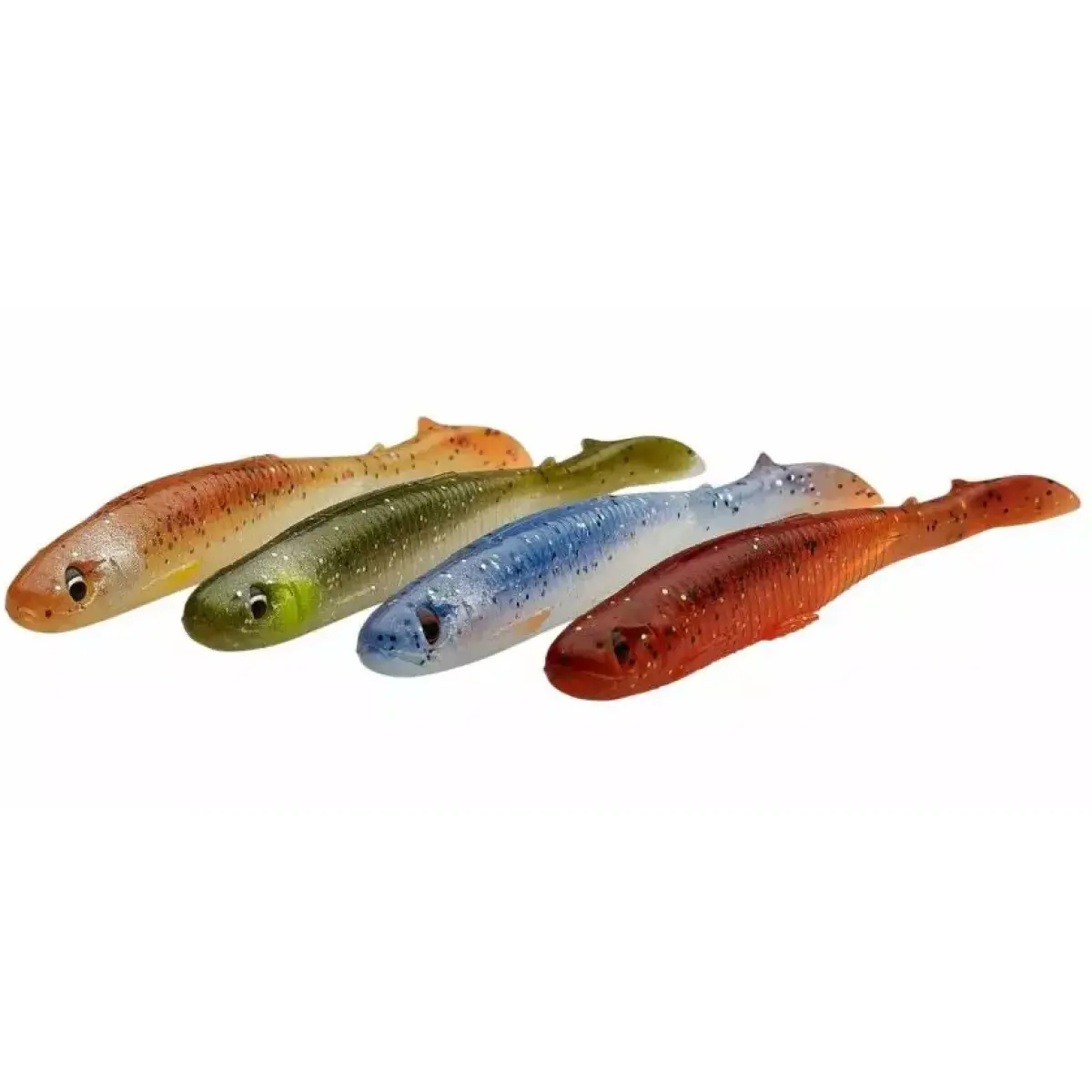Savage Gear 3D Whitefish Shad jigg 9cm DW Mix 4st - Jiggar - 5706301767493 - 0