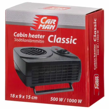 Kupévärmare Carman 500–1000W - Bil kupévärmare - 6410412230256 - 1