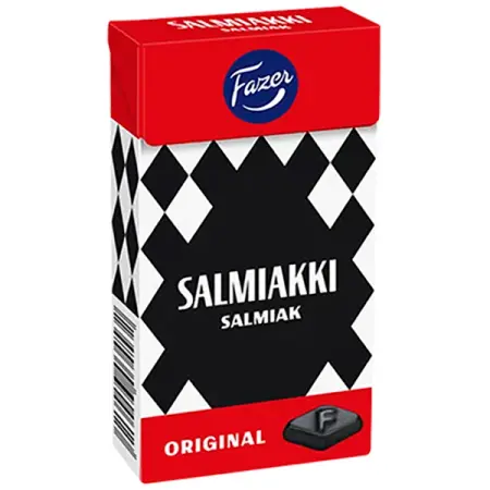 Fazer Salmiakki pastiller 40g - Pastiller og tyggegummi - 6416453041424 - 0