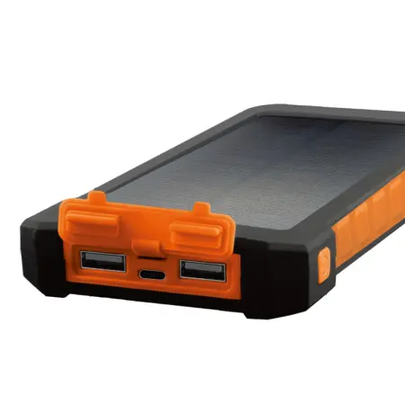 Powerbank Retki Solar 10000 mAh svart - Powerbanks - 6418536041062 - 1
