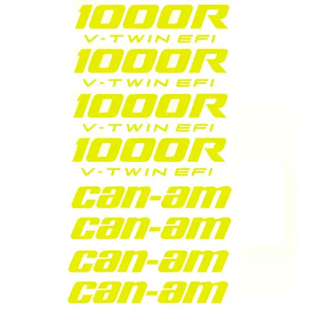 Tarrasarja Can-am 1000R 20cm 8-os neon keltainen - Skärm och stylingdelar till ATV - 6438471340228 - 0