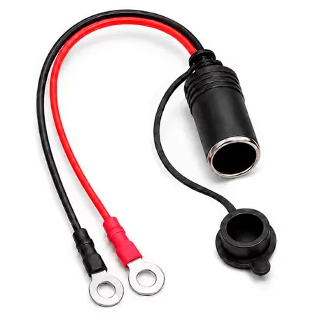 Tändaradapter med ringkabelskor - Bilmätare och tillbehör - 6438471355345 - 0