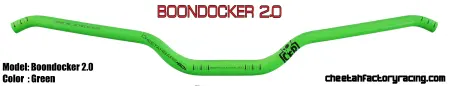 Styrstång CFR Boondocker 2.0 grön. - Snöskoterstyre - 682863462272 - 0