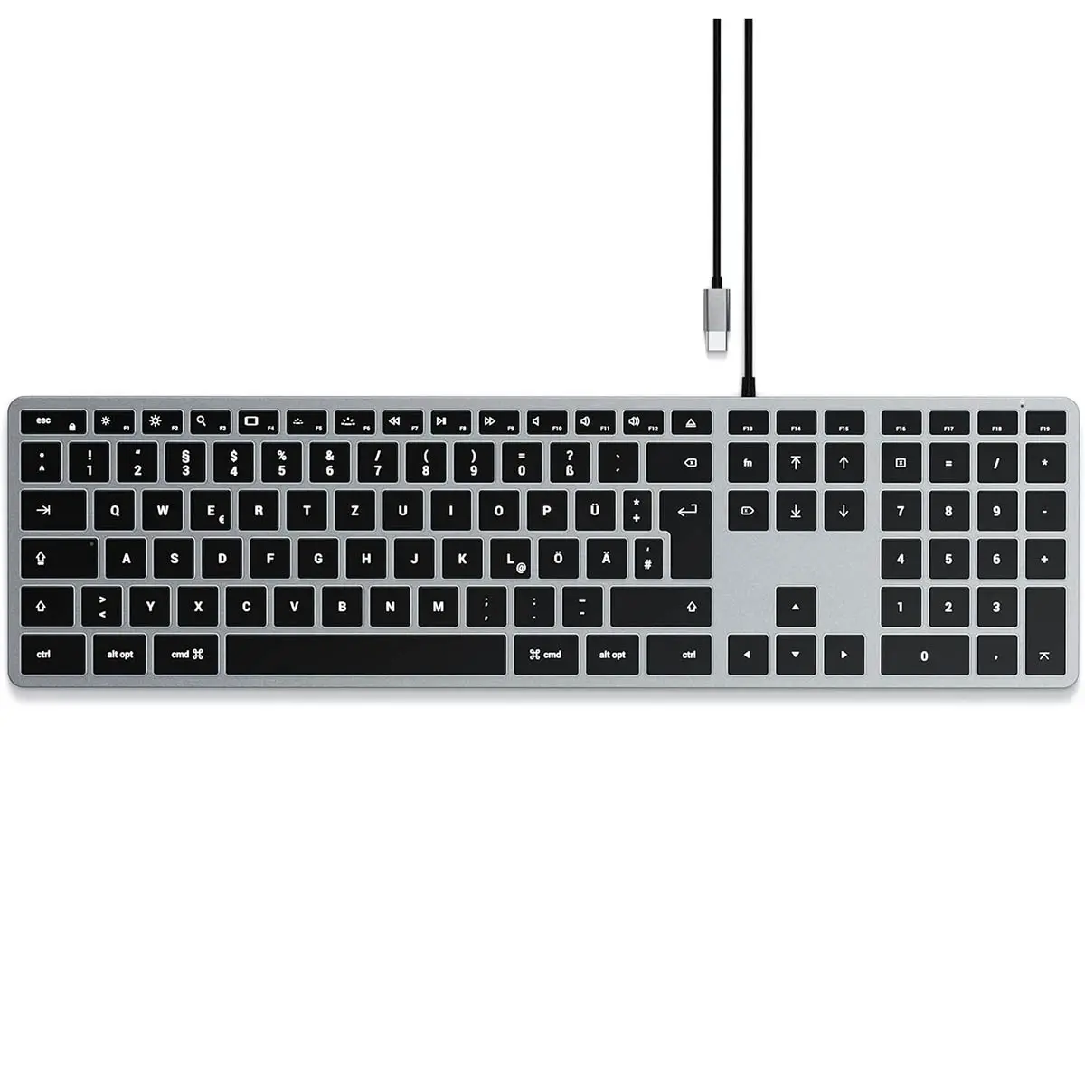 Satechi Slim W3 USB-C Tastatur - Computermus og tastaturer - 879961009779 - 0