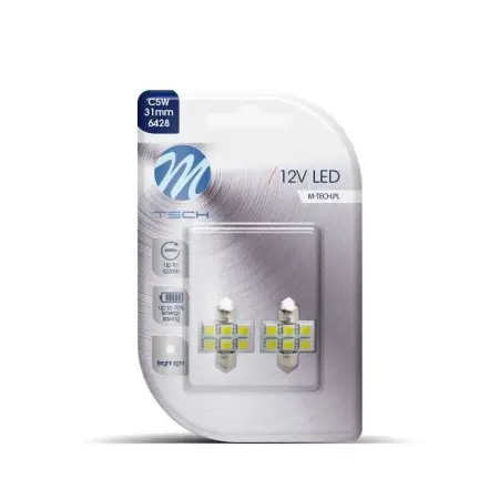 Led Basic C5W pære 6K 31mm SV8.5-8 - LED-lys og LED-sæt - 5901508510938 - 0
