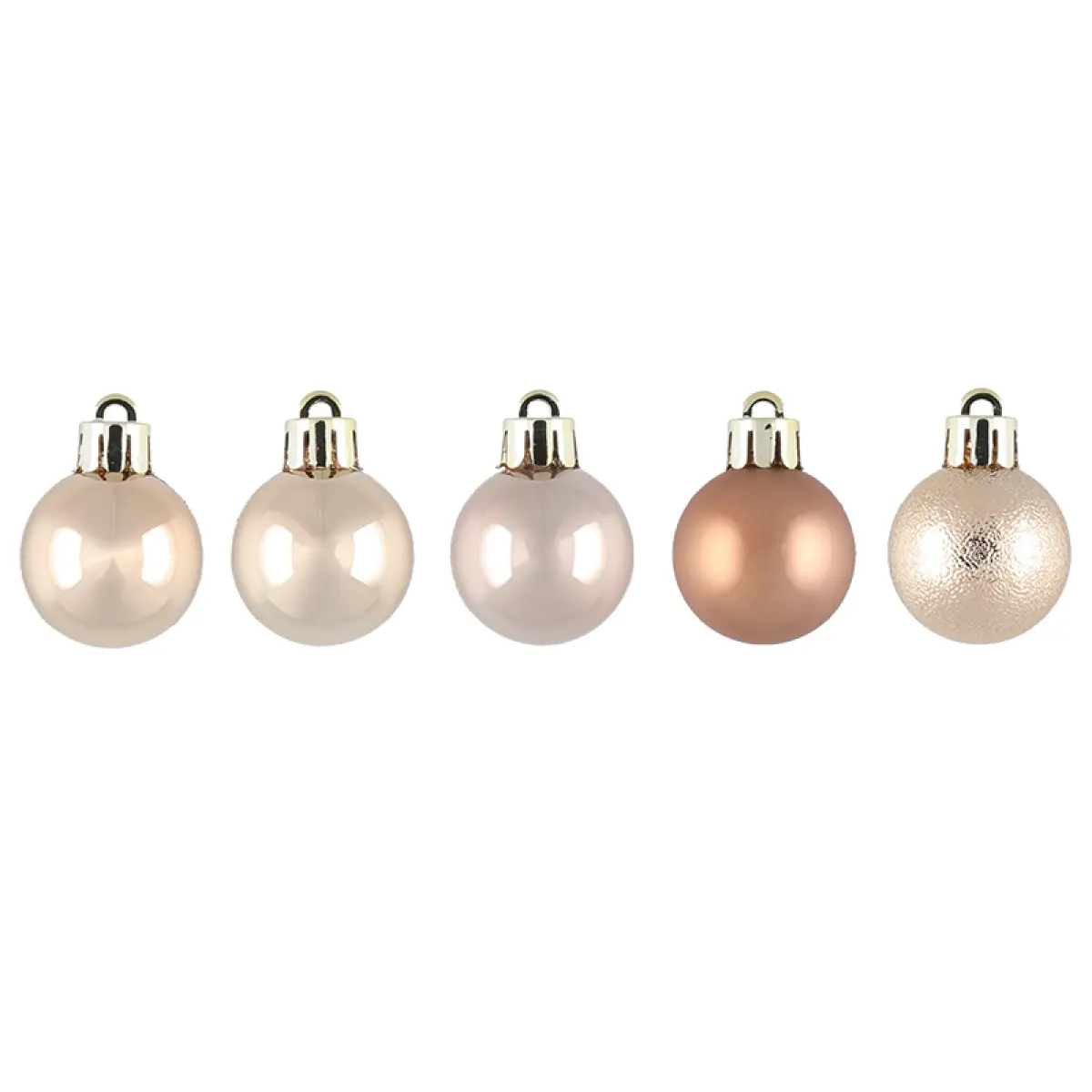 Julgranskulor 3cm 30st champagne - Julgransdekorationer - 6410416370521 - 0