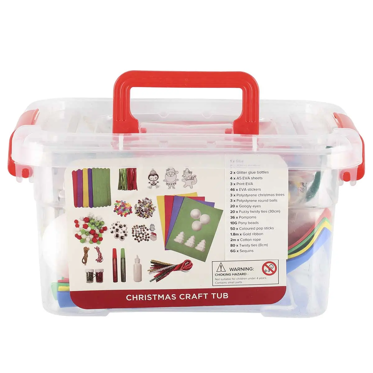 Hobbykasse jul 270 dele - Håndværksartikler - 6410416578057 - 0