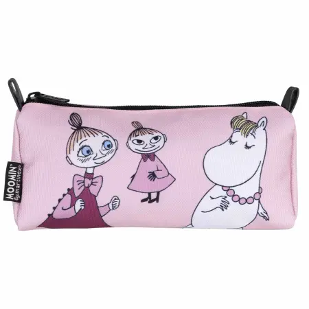 Mumin Ruttu pennfodral Vänner rosa 20 cm - Pennor, tuschpennor och passare - 6416844201512 - 0