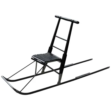 Sparkkälke svart 150cm - Pulkor och sparkkälken - 6418536009864 - 1