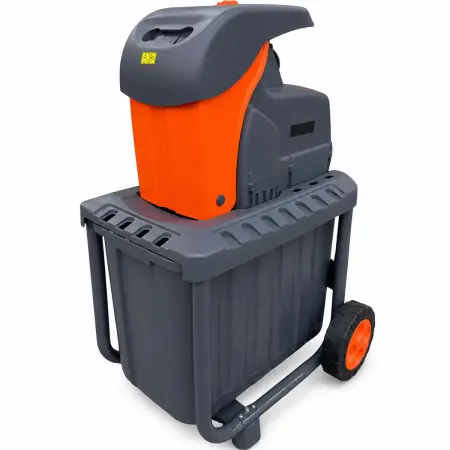 Kompostkvarn 2800 W med 60 l uppsamlare - Kompostkvarnar och flismaskiner - 6438168122199 - 0