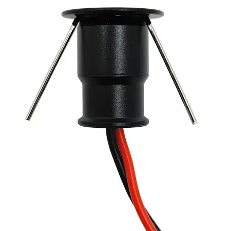 LED spotlight för bastu 100lm 30° svart - GU4-5.3 og speciallamper - 6438471018523 - 1