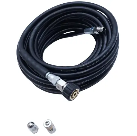 Trykrenser slange 10m + adapter - Højtryksvaskeslanger og pistoler - 6438471292954 - 1