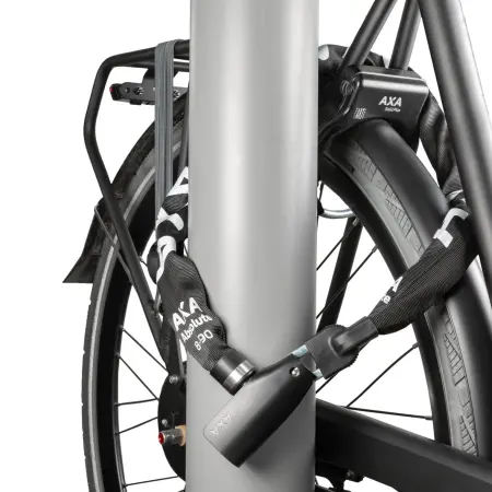 Cykelkedjelås AXA 90cm - Cykellås och ringklockor - 8713249278001 - 1