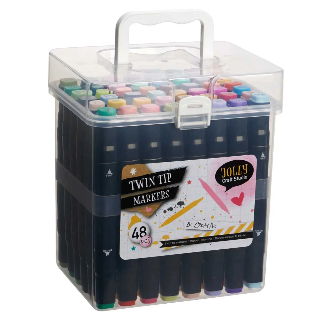 Pennor Jolly Duo 48-pack set - Pennor, tuschpennor och passare - 8721037592888 - 0