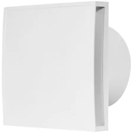 Poistopuhallin 100mm firkant hvid - Udsugningsventilatorer og ventilation - 4750492008805 - 0