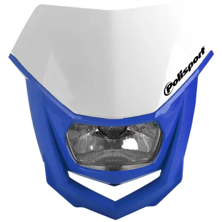 Strålkastarmask Polisport HALO Vit/Blå - Endurostrålkastare och ljusmasker - 5604415098598 - 0